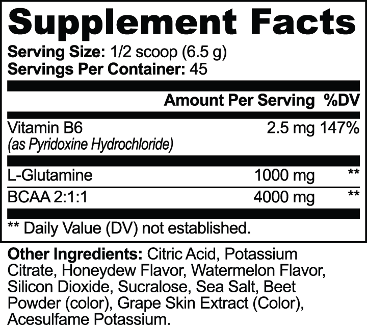 Rapha BCAA Post Workout Powder (Honeydew/Watermelon)