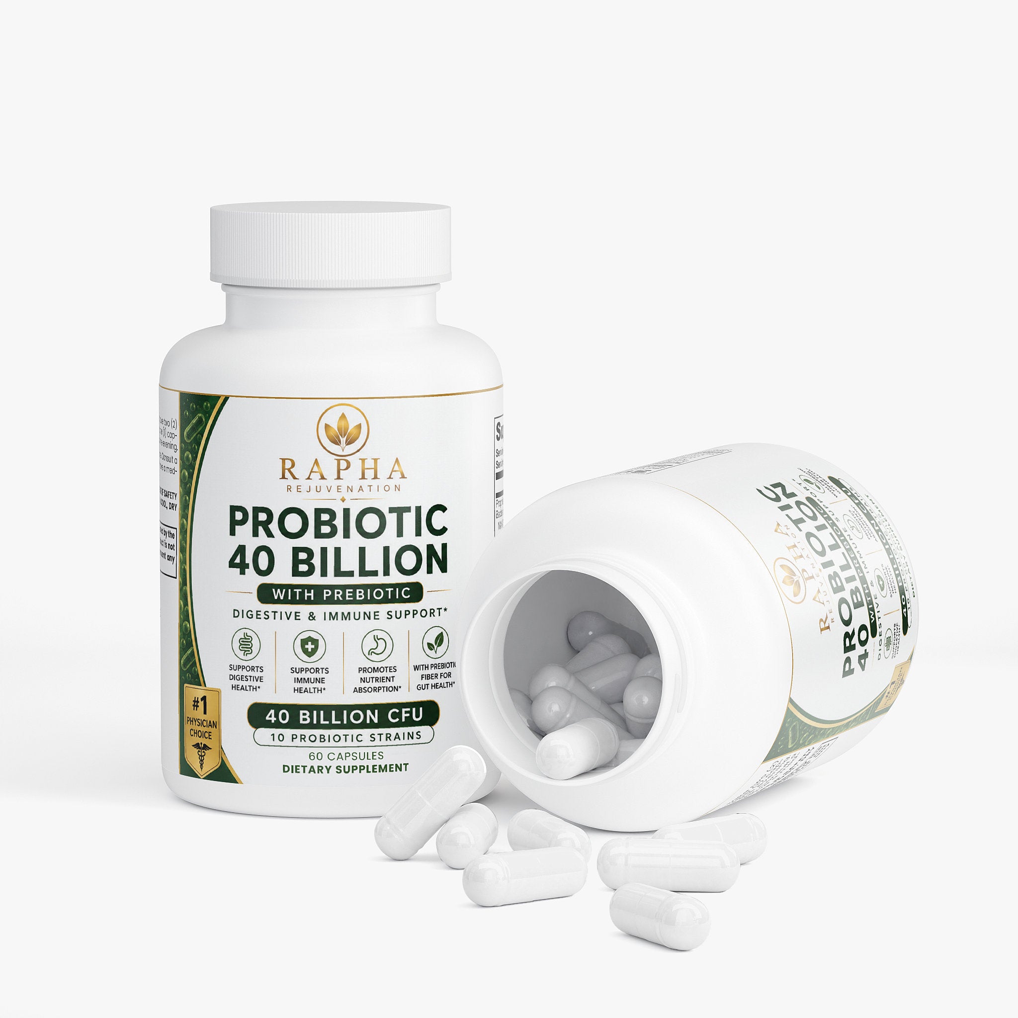 Probiotic 40 Billion with Prebiotics