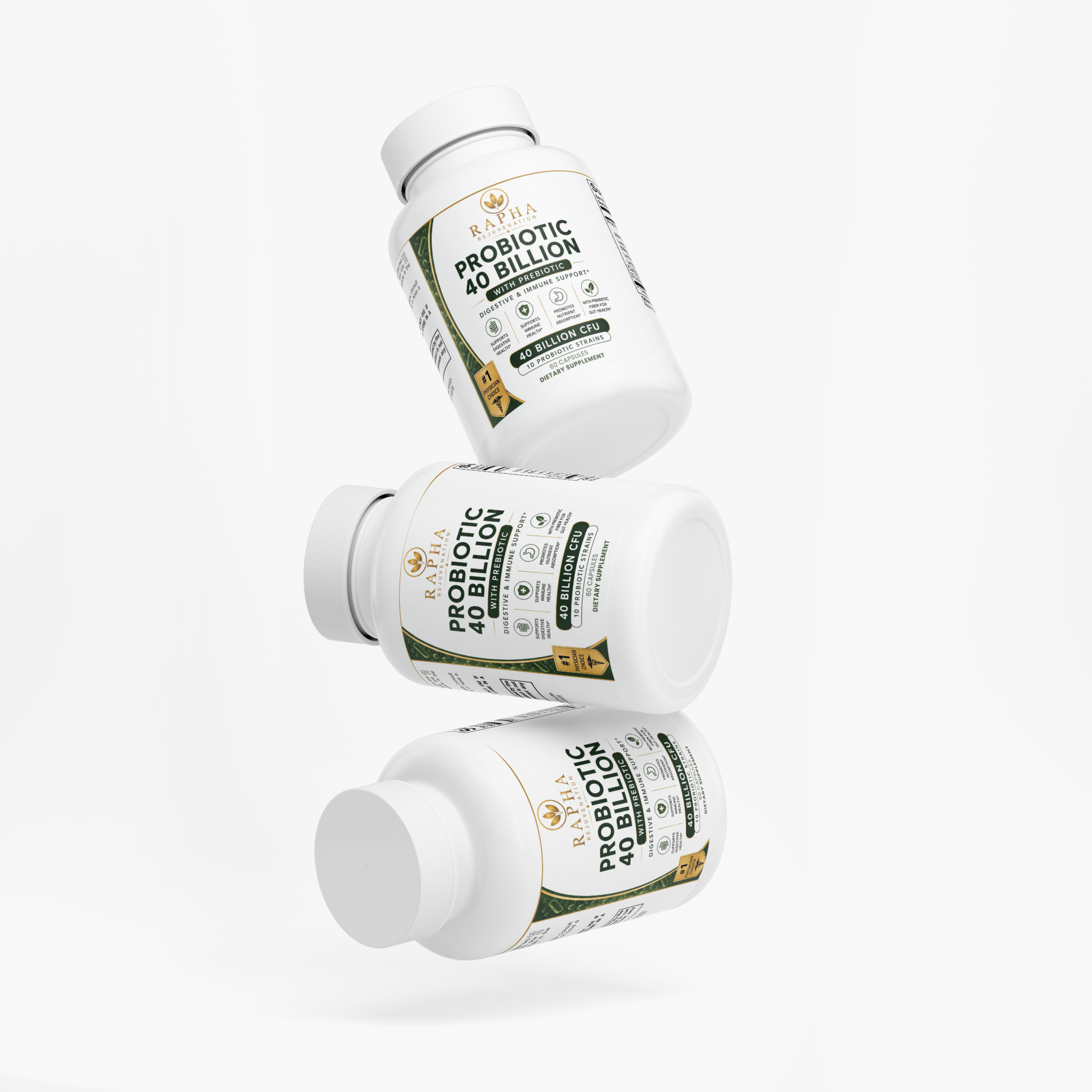 Rapha Probiotic 40 Billion with Prebiotics