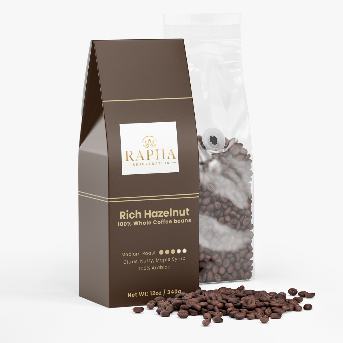 Rich Hazelnut Coffee (Medium Roast)