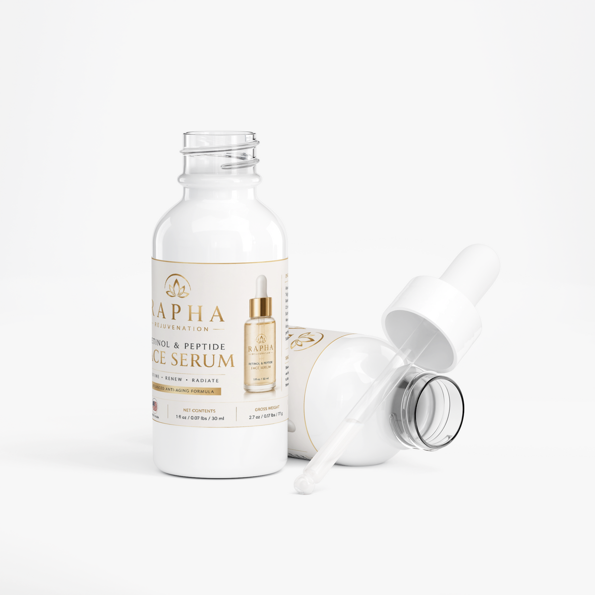 Retinol and Peptide Face Serum