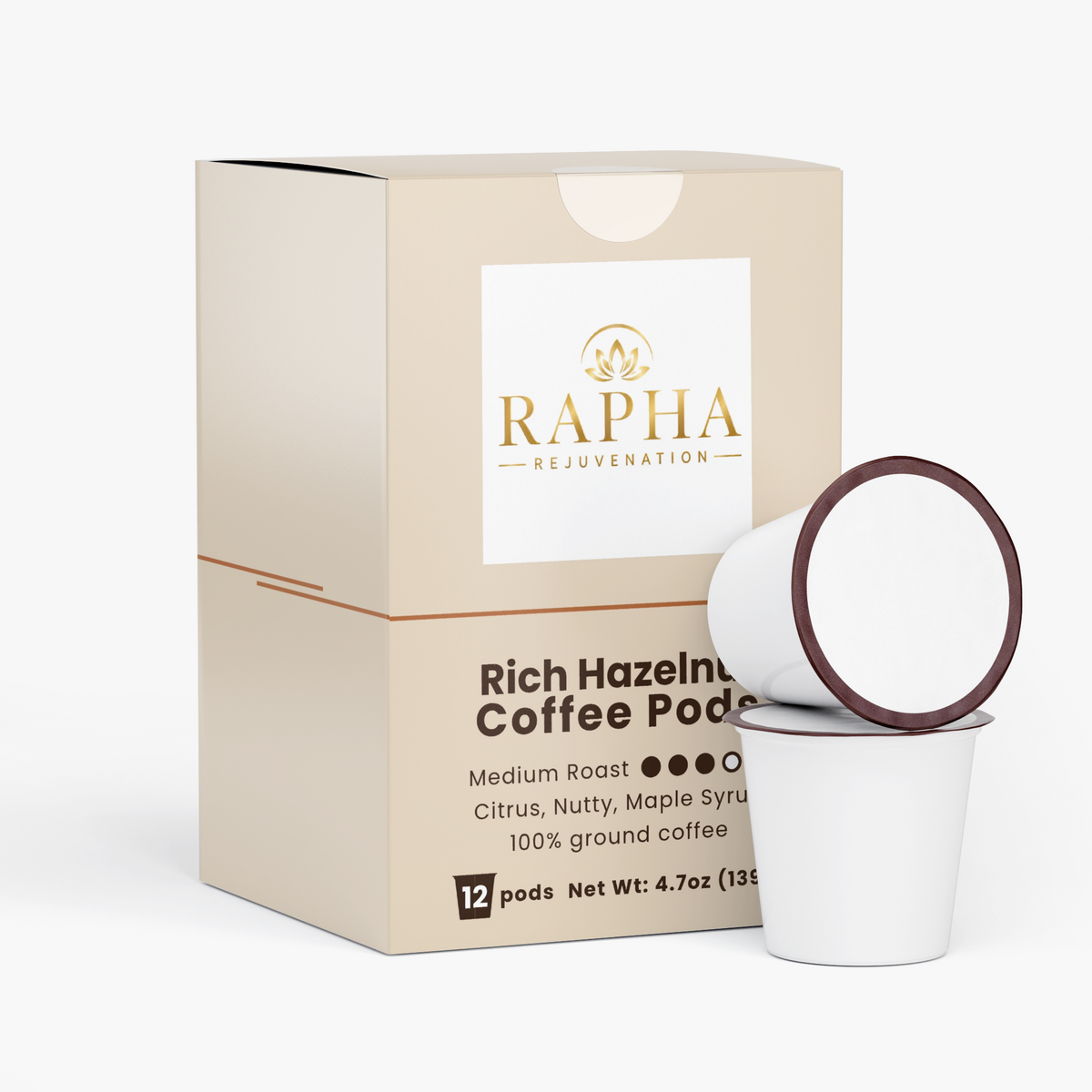 Rich Hazelnut Coffee Pods (Medium Roast)