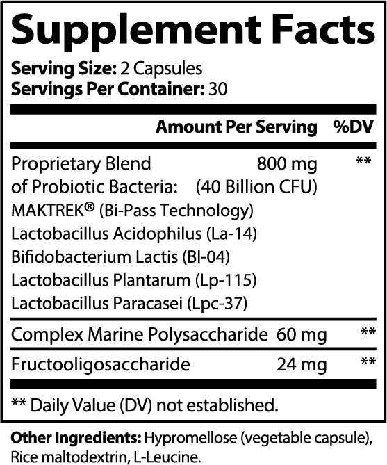 Rapha Probiotic 40 Billion with Prebiotics